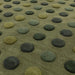 Asiatic dotty green Green Living Room Wool Rug.