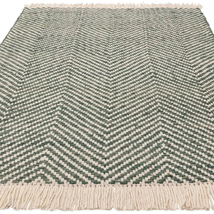 Asiatic vigo green Green Living Room Wool Rug.