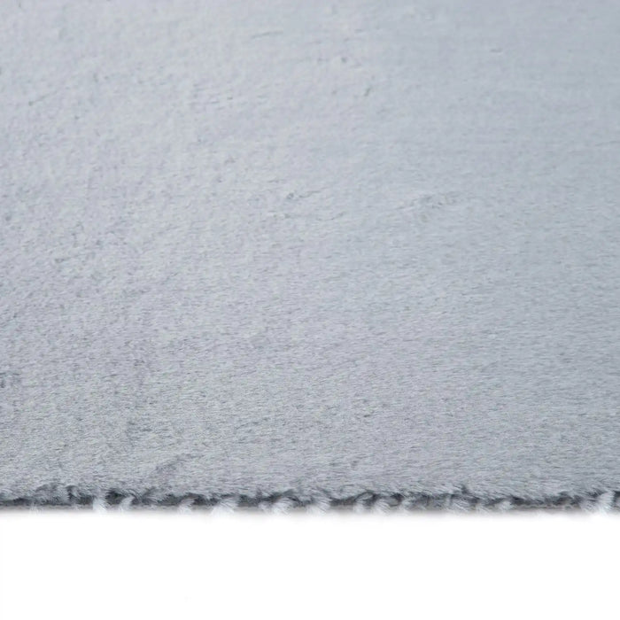 Origins washable faux fur grey faux Grey Living Room Shaggy Rug.
