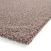 Think Rugs bali grey Grey Living Room Shaggy Rug.