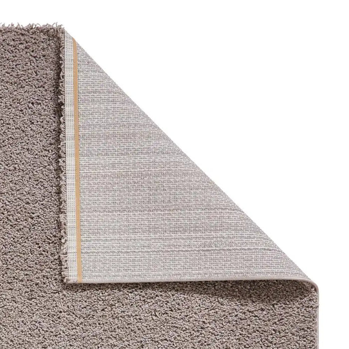 Think Rugs bali grey Grey Living Room Shaggy Rug.