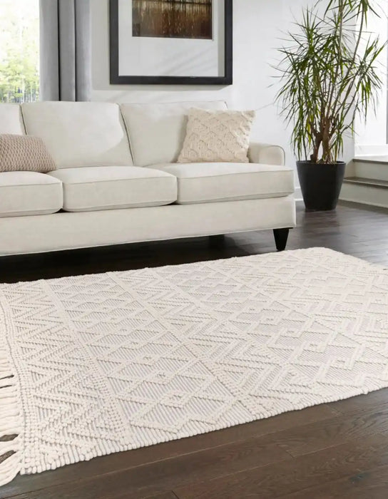 Asiatic asra grey Grey, Ivory Living Room Wool Rug.