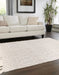 Asiatic asra grey Grey, Ivory Living Room Wool Rug.