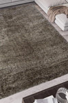 Homemaker lagom grey Grey Living Room Shaggy Rug.