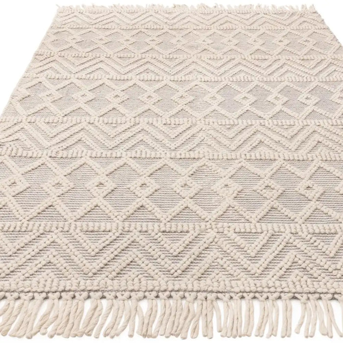 Asiatic asra grey Grey, Ivory Living Room Wool Rug.