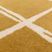 Asiatic albany asiatic grid gold Yellow Living Room Geometric Rug.