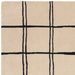 Asiatic albany asiatic grid monochrome Black, Ivory Living Room Geometric Rug.