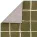 Asiatic albany asiatic grid olive Green Living Room Geometric Rug.
