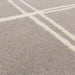 Asiatic albany asiatic grid silver Grey Living Room Geometric Rug.