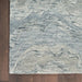 Nourison graceful gru01 blue Blue Living Room Wool Rug.