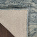 Nourison graceful gru01 blue Blue Living Room Wool Rug.