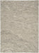 Nourison graceful gru01 grey Grey Living Room Wool Rug.