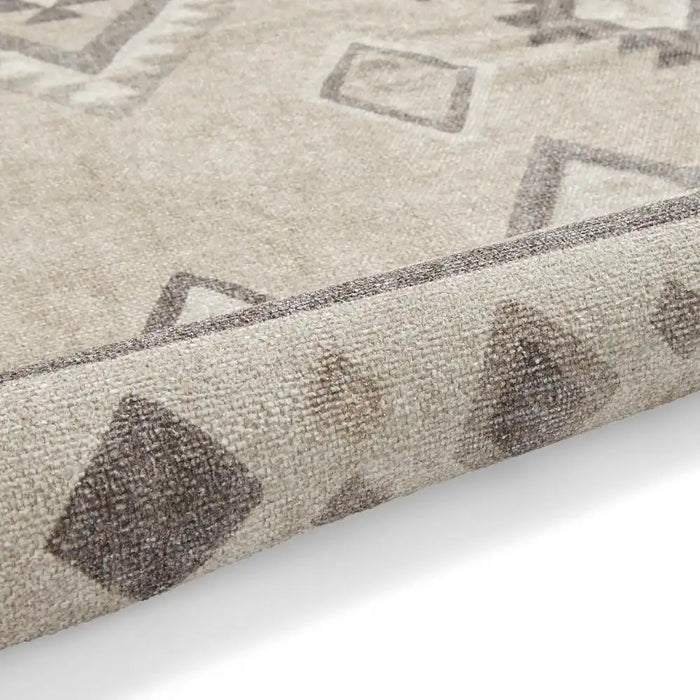 Think Rugs whisper think washable h1066 beige Beige Living Room Washable Rug.