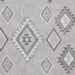 Think Rugs whisper think washable h1066 grey Grey Living Room Washable Rug.