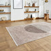 Think Rugs whisper think washable h1067 beige Beige Living Room Washable Rug.