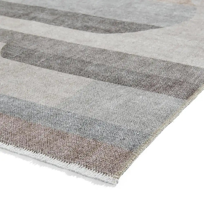 Think Rugs whisper think washable h1068 beige Beige Living Room Washable Rug.