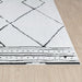 Surya feu hannah 2322 white Ivory Living Room  Rug.