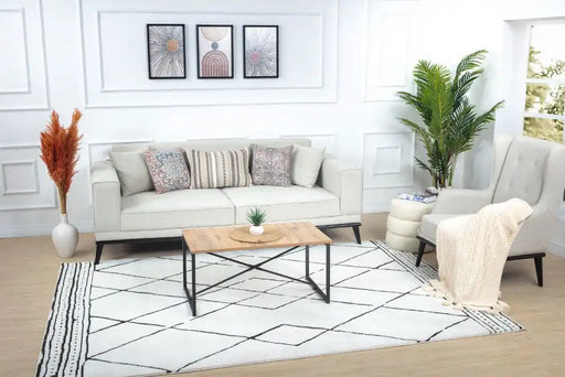 Surya feu hannah 2322 white Ivory Living Room  Rug.