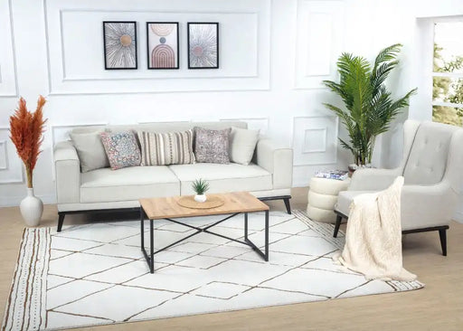 Surya feu hannah 2323 white Ivory Living Room  Rug.