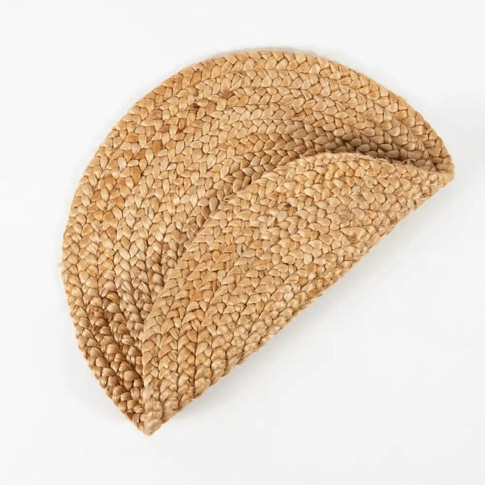 Esselle altrincham reverseable heaton circle woven jute Beige Living Room Natural Fibre Rug.