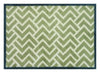 Turtle Mat turtle designs herringbone green Green Kitchen  Washable Rug.