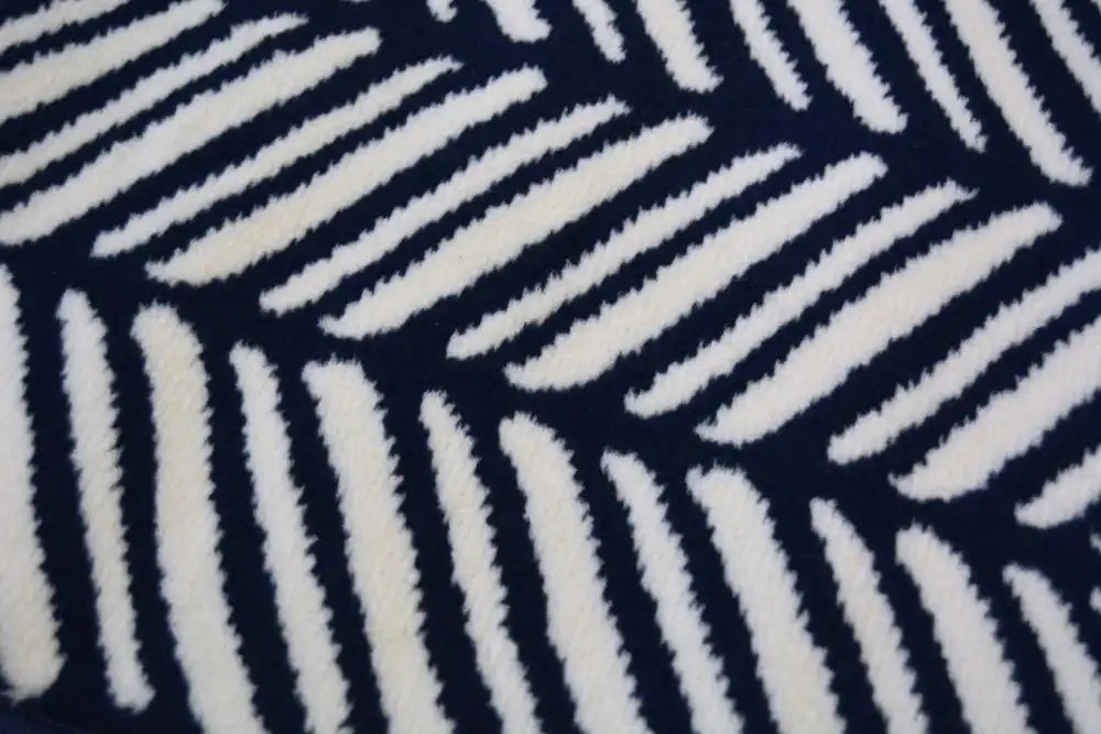 Homemaker maestro herringbone navy Blue, Navy Living Room  Rug.
