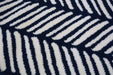 Homemaker maestro herringbone navy Blue, Navy Living Room  Rug.