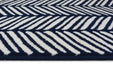Homemaker maestro herringbone navy Blue, Navy Living Room  Rug.