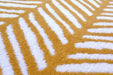 Homemaker maestro herringbone ochre Yellow Living Room  Rug.