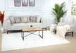 Surya feu hikari 2316 white Ivory Living Room  Rug.