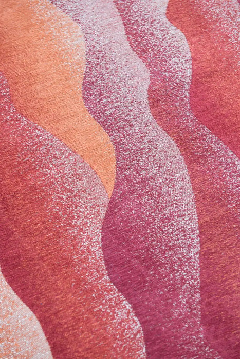 Louis de Poortere himalaya himalaya autumn Purple, Multicoloured, Orange, Red Living Room  Rug.
