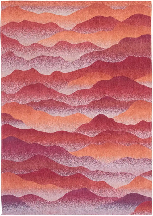 Louis de Poortere himalaya himalaya autumn Purple, Multicoloured, Orange, Red Living Room  Rug.