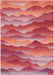 Louis de Poortere himalaya himalaya autumn Purple, Multicoloured, Orange, Red Living Room  Rug.