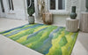Louis de Poortere himalaya himalaya spring Green, Multicoloured Living Room  Rug.