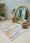Louis de Poortere himalaya himalaya summer Beige, Ivory, Cream Living Room  Rug.