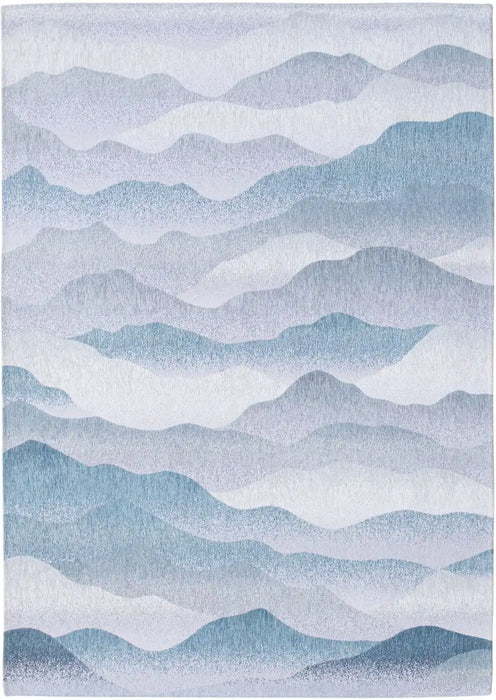 Louis de Poortere himalaya himalaya winter Blue, Grey Living Room  Rug.