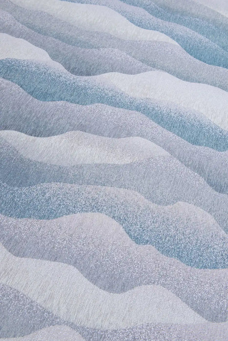 Louis de Poortere himalaya himalaya winter Blue, Grey Living Room  Rug.