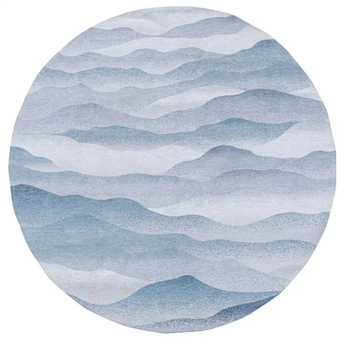 Louis de Poortere himalaya himalaya winter Blue, Grey Living Room  Rug.
