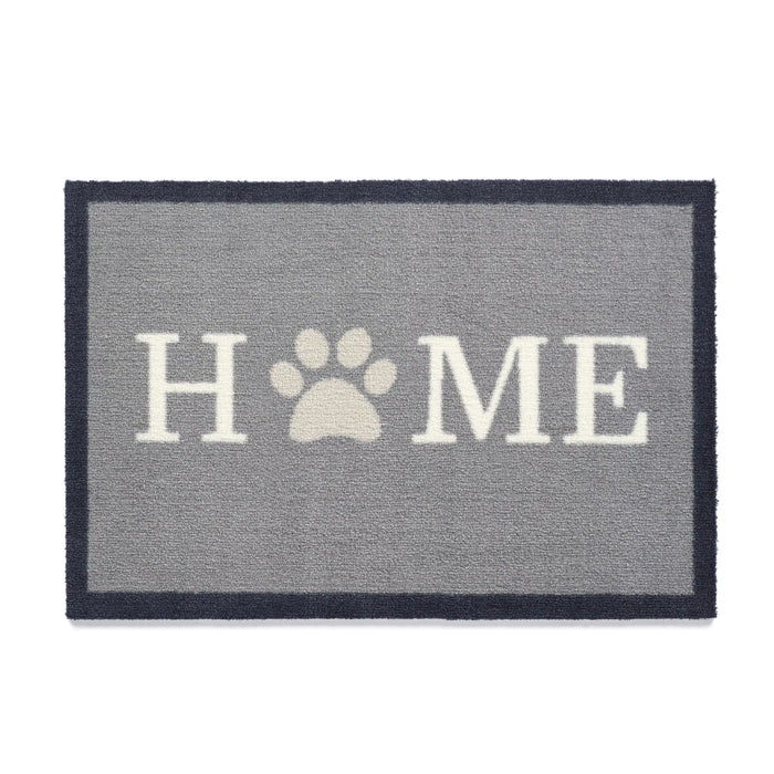 My Mats howler and scratch home paw 1 Grey Outdoor  Washable Rug.