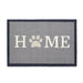 My Mats howler and scratch home paw 1 Grey Outdoor  Washable Rug.