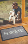 My Mats howler and scratch home paw 1 Grey Outdoor  Washable Rug.