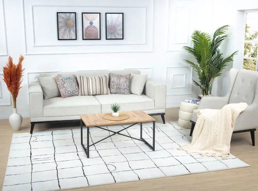 Surya feu hope 2312 white Ivory Living Room  Rug.