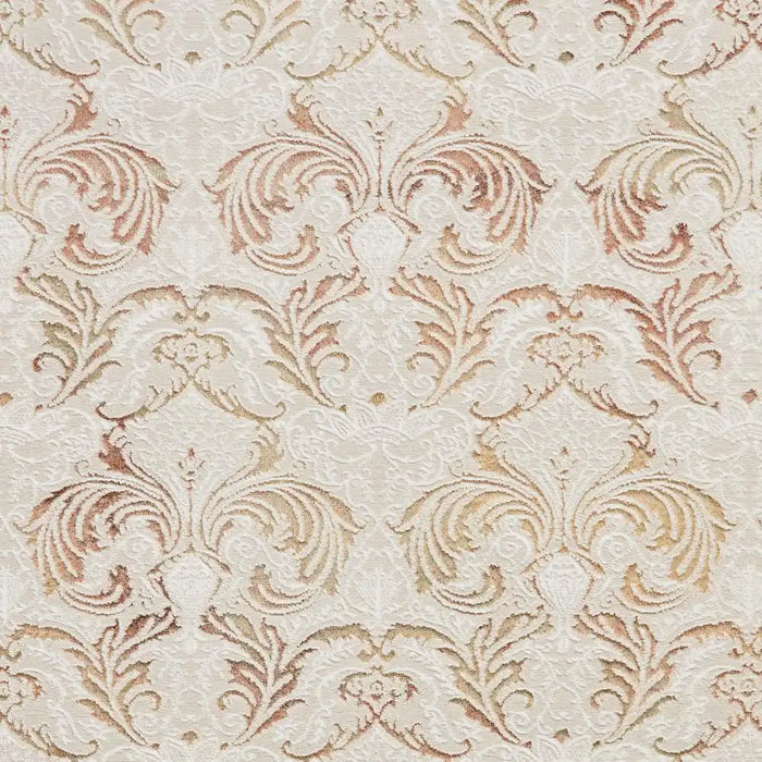 Think Rugs laurence llewelyn bowen imperial bronze Brown, Beige Living Room Floral Rug.