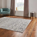 Think Rugs laurence llewelyn bowen imperial grey Grey Living Room Floral Rug.