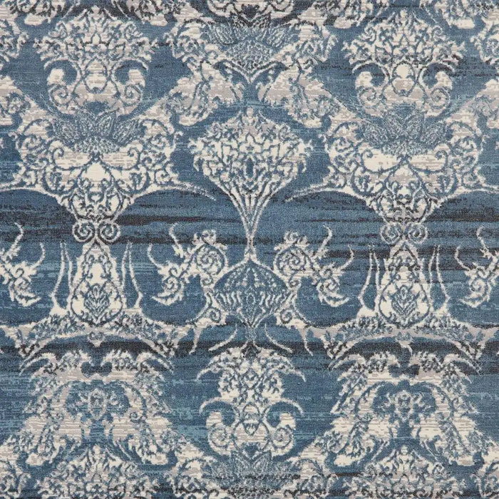 Think Rugs laurence llewelyn bowen imperial midnight Blue, Navy Living Room Floral Rug.