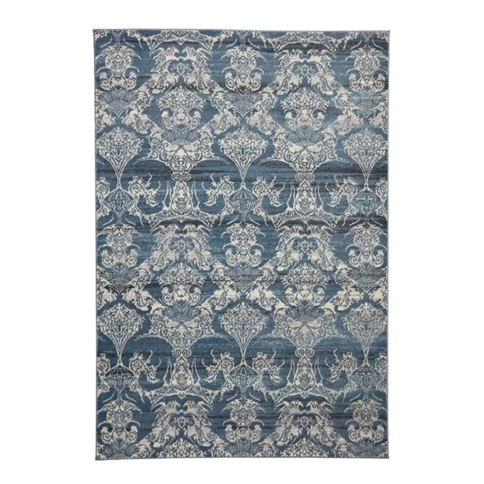 Think Rugs laurence llewelyn bowen imperial midnight Blue, Navy Living Room Floral Rug.