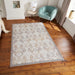 Think Rugs laurence llewelyn bowen imperial pearl Grey Living Room Floral Rug.