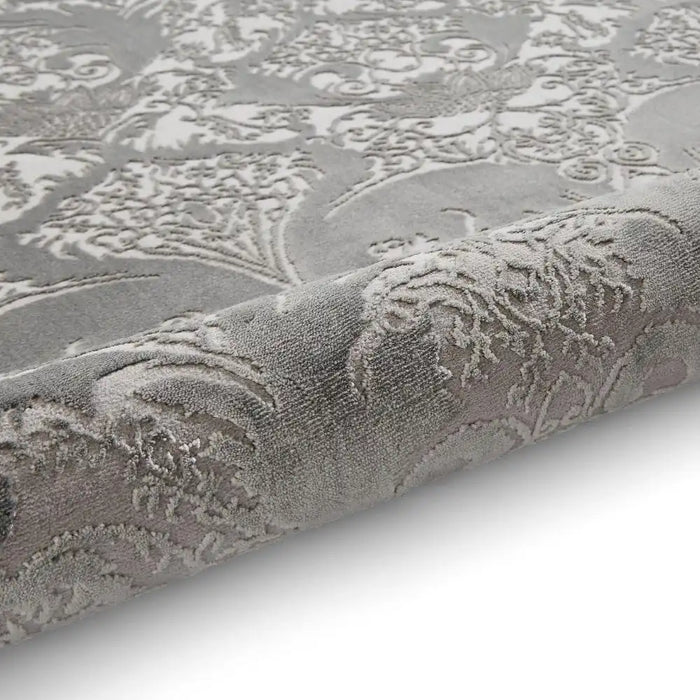 Think Rugs laurence llewelyn bowen imperial slate Grey Living Room Floral Rug.