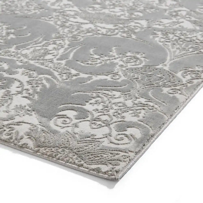 Think Rugs laurence llewelyn bowen imperial slate Grey Living Room Floral Rug.