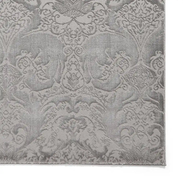 Think Rugs laurence llewelyn bowen imperial slate Grey Living Room Floral Rug.